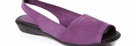 Bhs Purple TLC A Line Sling Sandals, purple 2839800924