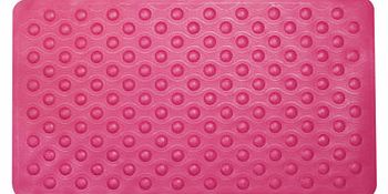 Raspberry Sabichi rubber bath mat, raspberry