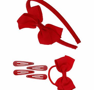 Bhs Red Bow Hair Multipack, reds 12174056933