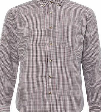 Bhs Red Checked Soft Touch Shirt, Red BR51S04GRED