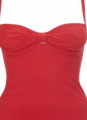 Bhs Red Great Value Plain Tankini Top, red 207180007