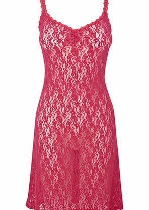 Bhs Red Lace Strappy Chemise, red 733593874