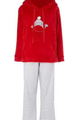Red Robin Novelty Gifting Pyjama, red 731333874