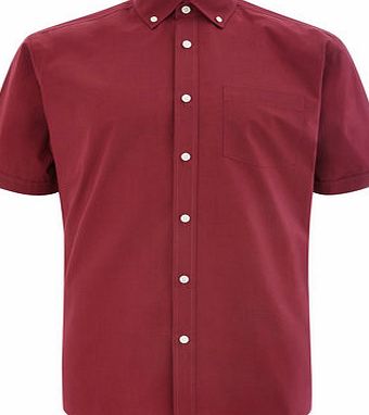 Bhs Red Short Sleeve Shirt, RED BR51P02FRED