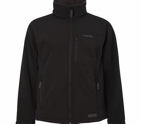 Bhs Regatta Softshell Jacket, Black BR56E11FBLK