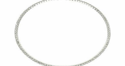 Bhs Rhinestone Choker Necklace, crystal 12178500240