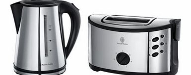 Russell Hobbs Regent Kettle  Toaster Twin Pack,