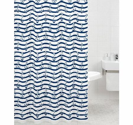 Bhs Sabichi hope and anchor shower curtain,