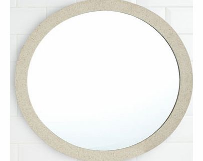 Sand Resin Round Wall Mounted Mirror, sand