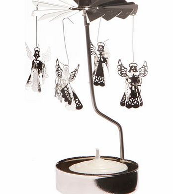 Sass  Belle rotary angel tealight holder, girl