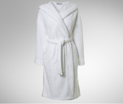 bhs Short supersoft robe with hood