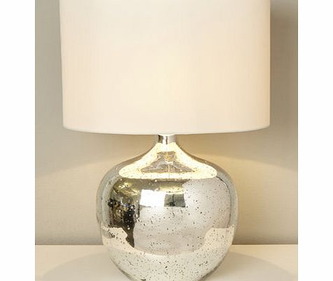 Bhs Silver Emme Large Table Lamp, silver 39701160430