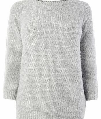 Silver Grey Fluff Jumper, silver grey 586630801