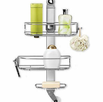Bhs simplehuman Adjustable Shower Caddy, chrome
