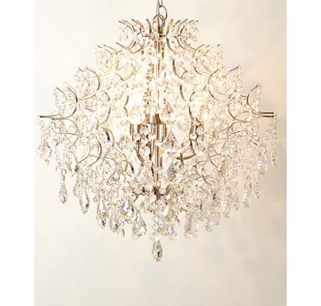 Bhs Sirena 3 Light Chandelier, silver 9785220430