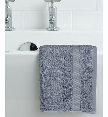 Bhs Smoke blue Ultimate Hotel face cloth, Chili