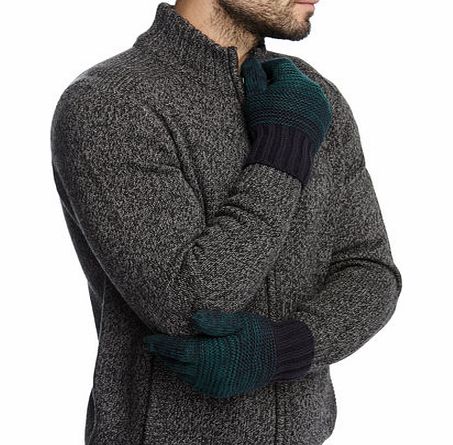 Bhs Space Dye Gloves, Green BR63G22FGRN