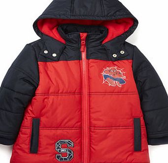 Bhs Spider-Man Padded Coat, red 1616763874