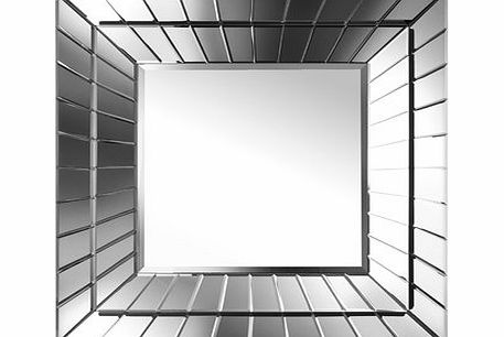 Bhs Square double border mirror 80cmx80cm, clear