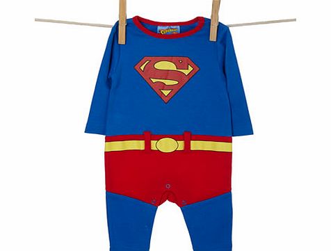 Superman Baby Boys All-In-One, bright blue
