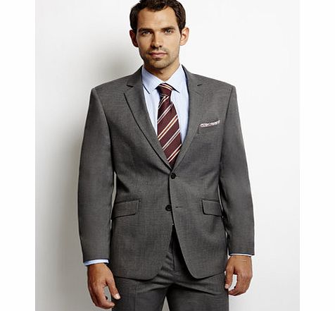 Bhs Tailored Micro Geo Textured Jacket, Grey