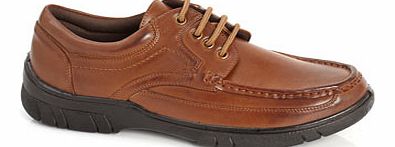 Tan Casual Laceup Shoes, BROWN BR79C15DBRN