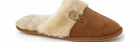 Bhs Tan Suede Slippers, tan 6007090730