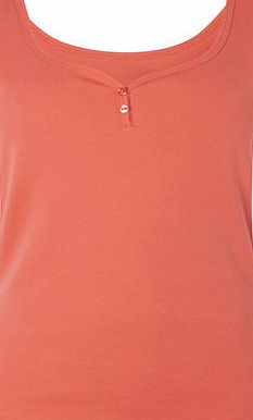 Bhs Tangerine Sweetheart Vest, tangerine 2424030762