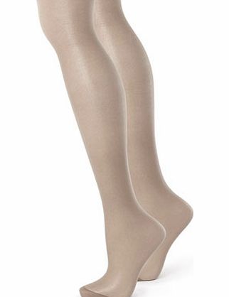 Bhs Taupe 2 Pack 15D Bodyfree Tights, taupe 3007241711