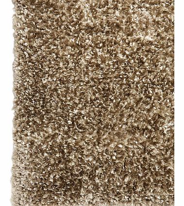 Taupe Lustrous Ribbon Yarn Rug 140x200cm, taupe
