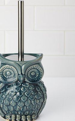 Bhs Teal vintage Owl Toilet Brush, teal 1946133201
