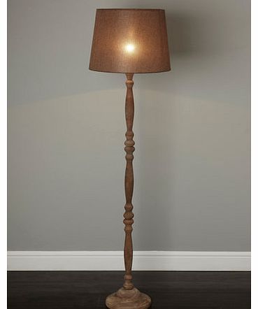 Thora floor lamp, brown 9782460481