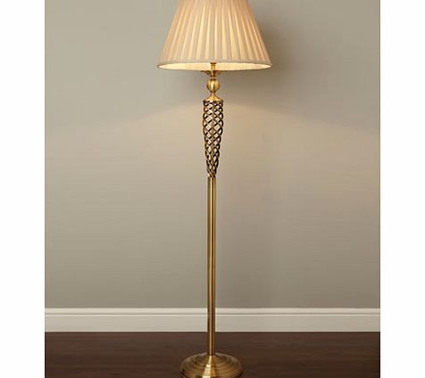 Torchiere Floor Lamp, antique brass 9784254473