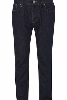Bhs Trait Mens Blue Rinse Slim Fit Jeans, Blue