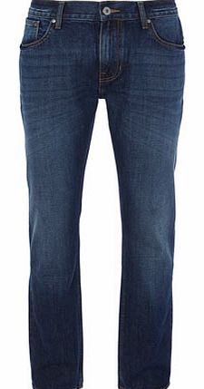 Bhs Trait Mid Blue Slim Fit Jeans, Blue BR59F05EBLU