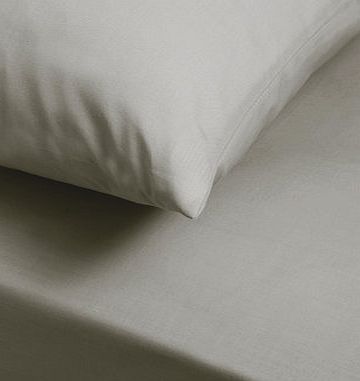 Bhs Ultrasoft Flat Sheet, grey 1893980870