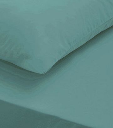 Bhs Ultrasoft Flat Sheet, Turquoise 1893980041