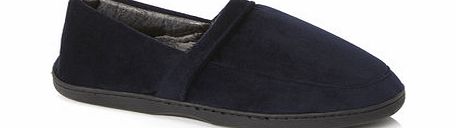 Bhs Velour Memory Foam Slippers, Blue BR62D06GNVY