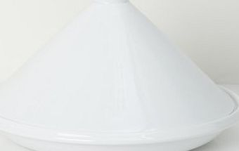 Bhs White Essentials Retro Large Tagine, white