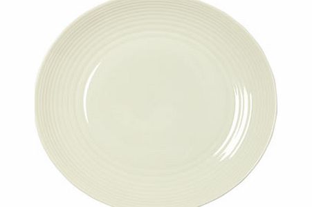 White Gordon Ramsay maze dinner plate by Royal