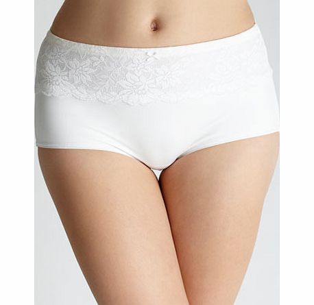 White Lace Shaping Brief, white 4859080306