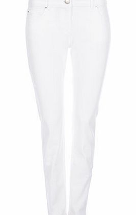 Bhs White Petite Slim Leg Jeans, white 12024240306