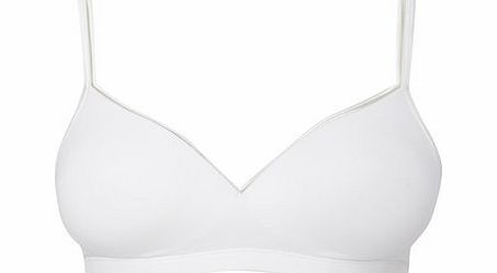 Bhs White Supplex Nonwired Bra, white 2304140306