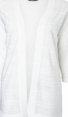 Bhs White Thick/Thin Cardi, white 588610306