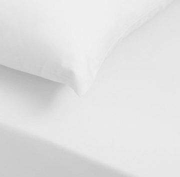 Bhs White Ultrasoft Flat Sheet, white 1893980306