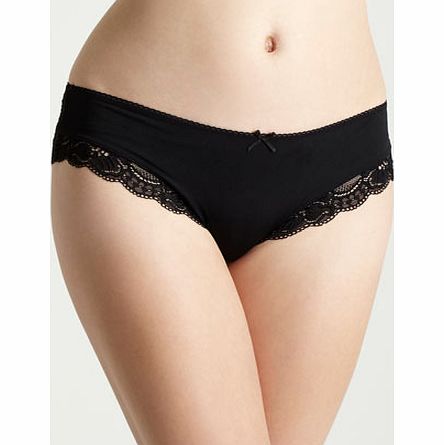 Bhs Womens Black Brazilian Knicker, black 4846138513