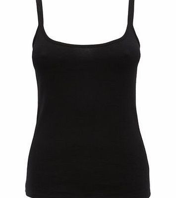 Bhs Womens Black Double Strap Cami Top, black