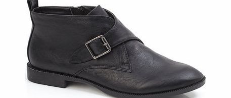 Bhs Womens Black Monk Ankle Boots, black 2844610137