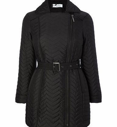 Bhs Womens Black Petite Quilted Coat, black 413138513