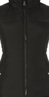 Bhs Womens Black Quilted Gilet, black 9853020137